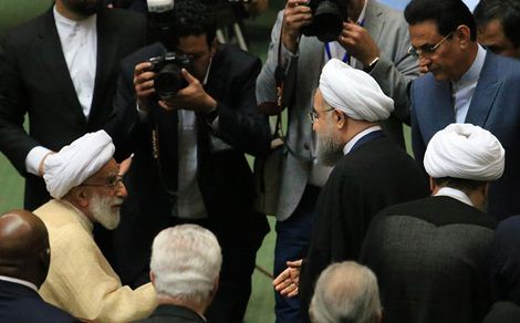 تصاویر داغ و دیدنی حاشیه های مراسم تحلیف حسن روحانی