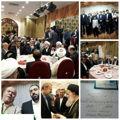 عکس های داغ مراسم عروسی پسر لاریجانی با چهره های سیاسی