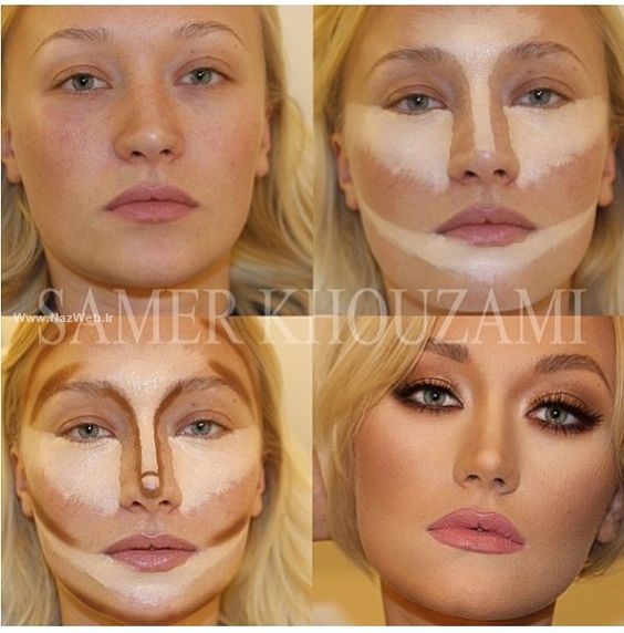 اینفوگرافی جدید و زیباترین میکاپ و آرایش صورت