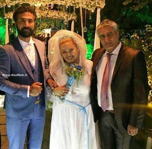 عکس های داغ بهاره رهنما در لباس عروس برای بار دوم