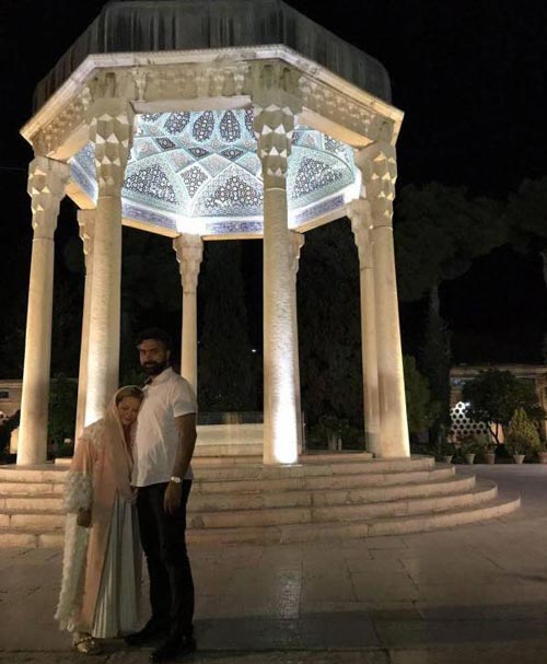 عکس های داغ ژست بهاره رهنما در ماه عسل ازدواج دوم