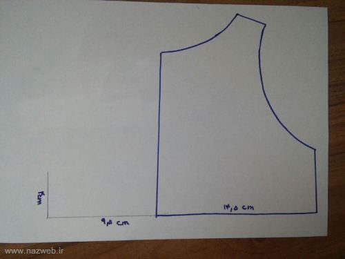 آموزش دوخت شومیز دخترانه با الگو