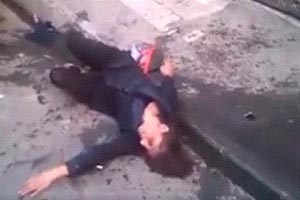 فیلم لحظه خودکشی و سقوط دختر جوان از آپارتمان 18+