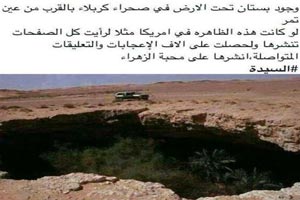 کشف جنگلی در زیر زمین صحرای کربلا ! تصاویر