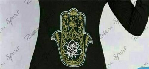 نماد شیطان پرستی روی لباس های محرم ! تصاویر