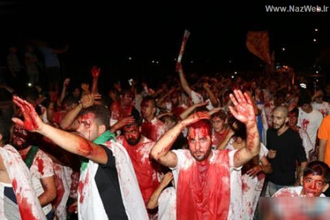 قمه زنی دختران بی حجاب در شب عاشورا ! + تصاویر