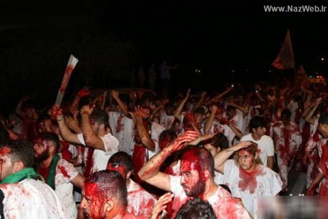 قمه زنی دختران بی حجاب در شب عاشورا ! + تصاویر