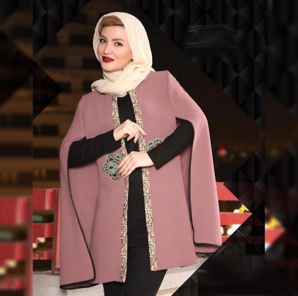 آموزش دوخت مانتو شنل | پالتو پانچو + الگو