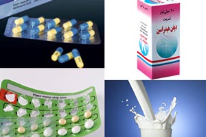 تداخل داروی دیفن هیدارمین با شیر | تداخل داروها