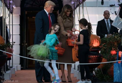 عکس های داغ و دست اول جشن هالووین در کاخ سفید
