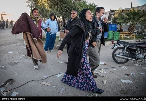 تصاویر آخر الزمان! تصاویر زلزله کرمانشاه چرا نگریم شیشه دلم صد تکه شد