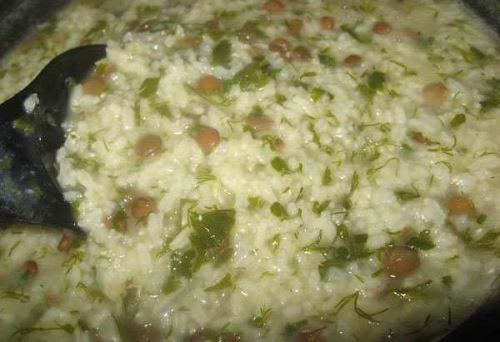 طرز تهیه آش برنج همدان