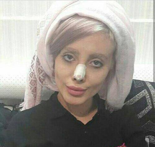 جدیدترین عکس های دختر زامبی معروف به عروس مردگان ایرانی