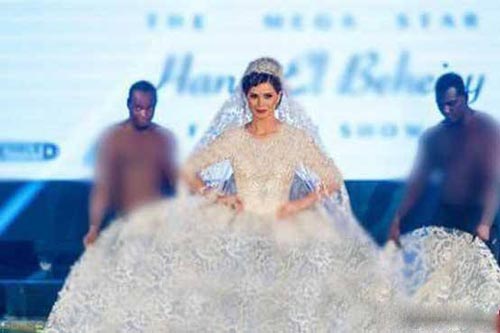مدل لباس مدلینگ جذاب مصری جنجالی شد + تصاویر