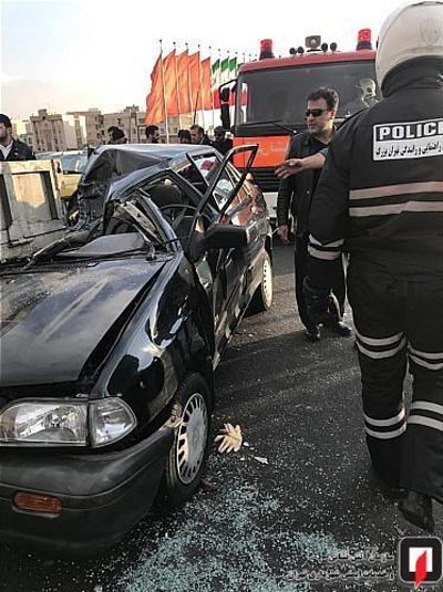 عکس های عجیب متلاشی شدن دو زن در بزرگراه ستاری