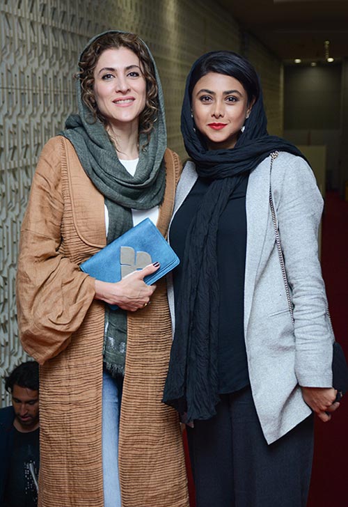 مدل مانتو و استایل آزاده صمدی و ویشگا آسایش در جشنواره جهانی
