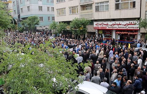 عکس های تظاهرات مردمی روز کارگر در خیابان های تهران