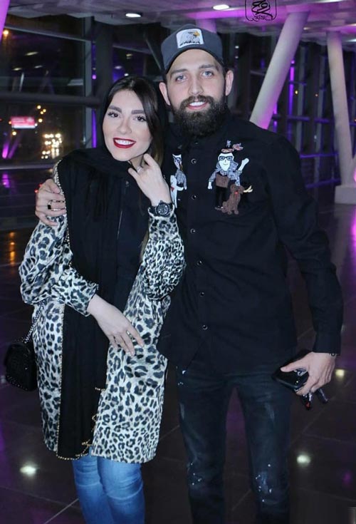 بوسه VIP محسن افشانی و همسرش در جشن ساخت ایران 2 ! کامنت های تند