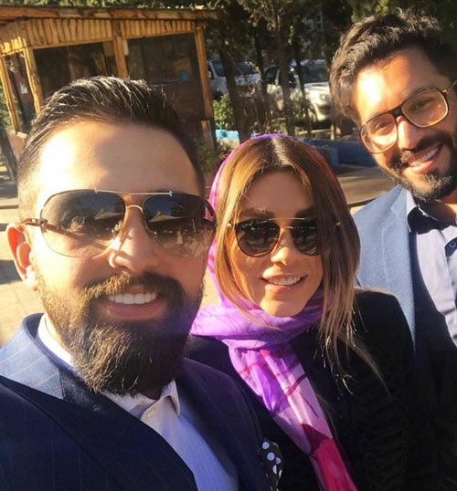 بوسه VIP محسن افشانی و همسرش در جشن ساخت ایران 2 ! کامنت های تند