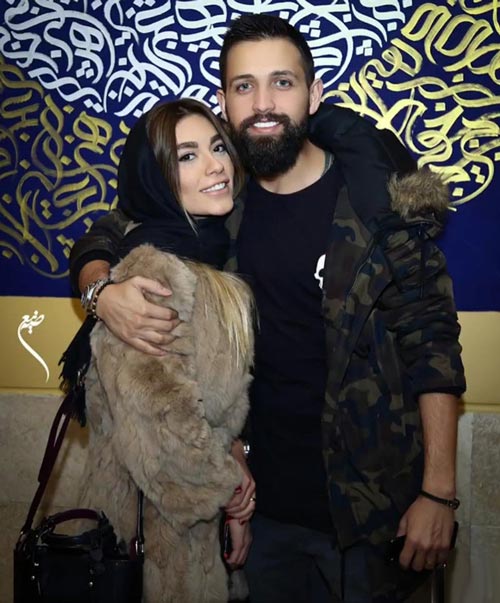 بوسه VIP محسن افشانی و همسرش در جشن ساخت ایران 2 ! کامنت های تند