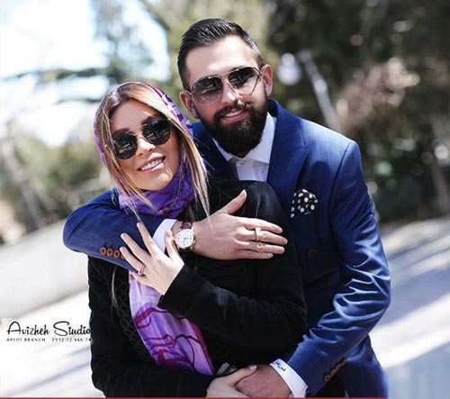بوسه VIP محسن افشانی و همسرش در جشن ساخت ایران 2 ! کامنت های تند