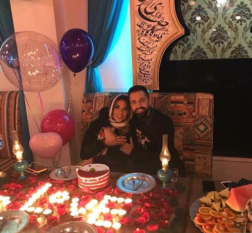 بوسه VIP محسن افشانی و همسرش در جشن ساخت ایران 2 ! کامنت های تند