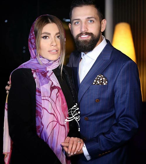 بوسه VIP محسن افشانی و همسرش در جشن ساخت ایران 2 ! کامنت های تند