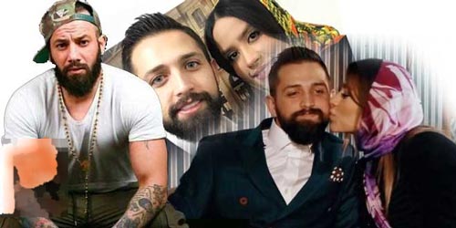 محسن افشانی مواظب همسرت باش! هشدار تتلو + عکس/ از زرد به زردتر