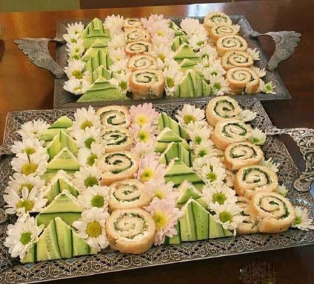 مدل تزئین های سفره افطار
