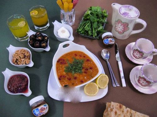 مدل تزئین های سفره افطار