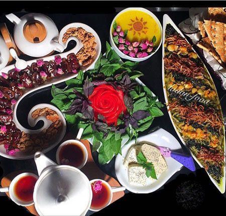 مدل تزئین های سفره افطار