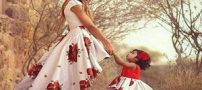 ست مادر و دختر/ زیبا و شیک ترین ست لباس مادر و دختر