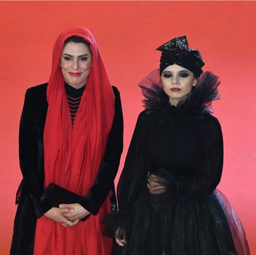 پوشش ترسناک مرضیه رضایی در جشنواره کن / لباس عجیب بازیگر