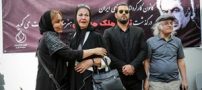 مراسم باشکوه و بی نظیر خاکسپاری ناصر ملک مطیعی با حضور بازیگران و مردم
