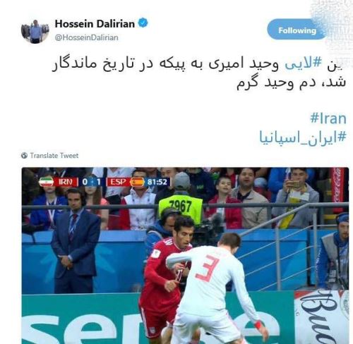بیوگرافی و عکس های وحید امیری و لایی جام جهانی 2018 به پیکه