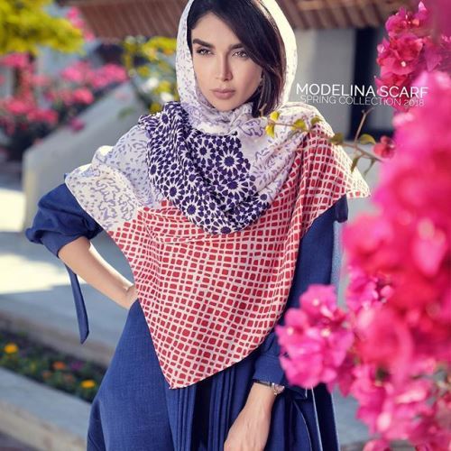 زیباترین استایل، اندام و مدل بستن شال و روسری های سحر قریشی