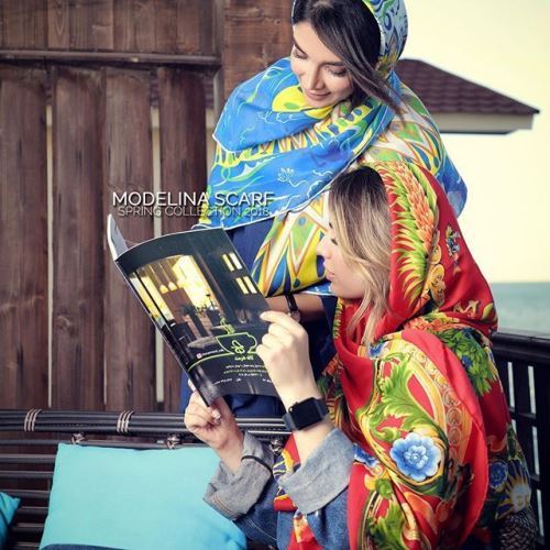 زیباترین استایل، اندام و مدل بستن شال و روسری های سحر قریشی