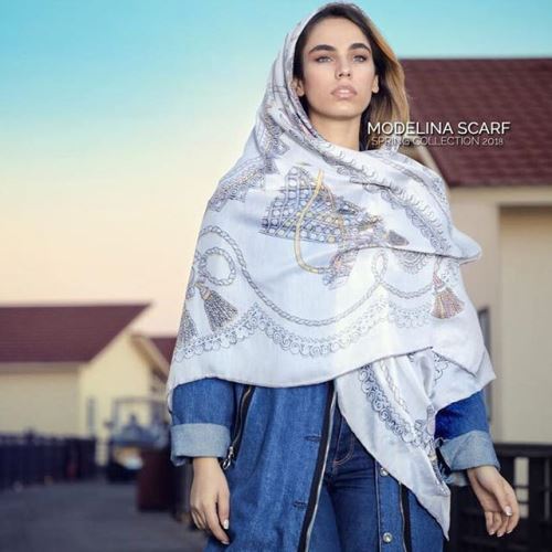 زیباترین استایل، اندام و مدل بستن شال و روسری های سحر قریشی