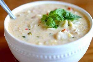 طرز تهیه سوپ شیر و اسرار بر خوشمزه تر شدن با خامه !