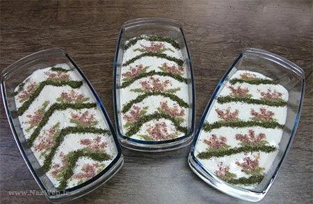 مدل تزئین های آب دوغ خیار و دستور تهیه آن