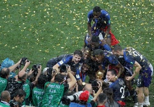 عکس های داغ جشن فینال جام جهانی 2018 و قهرمانی فرانسه