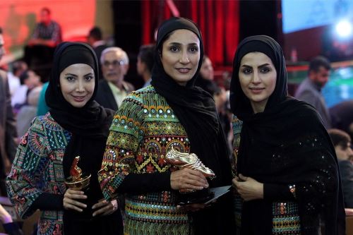 عکس های دورهمی برترین زنان و مردان فوتبال ایران