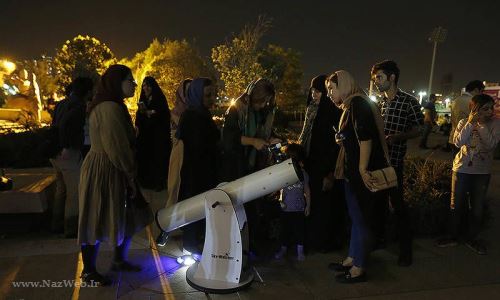 عکس های بی نظیر طولانی ترین خسوف قرن از برج میلاد + ماه خونین