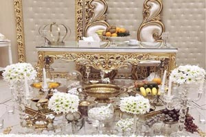 مدل های سفره عقد لاکچری و مدرن/ تزئین سفره عقد