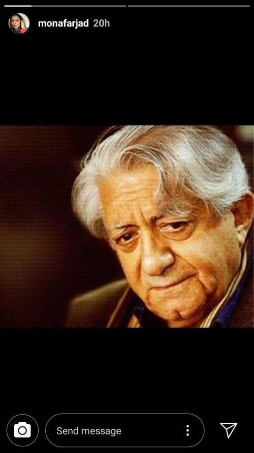 عکس های غم انگیز چهره ها به درگذشت عزت اله انتظامی/ استوری سیاه