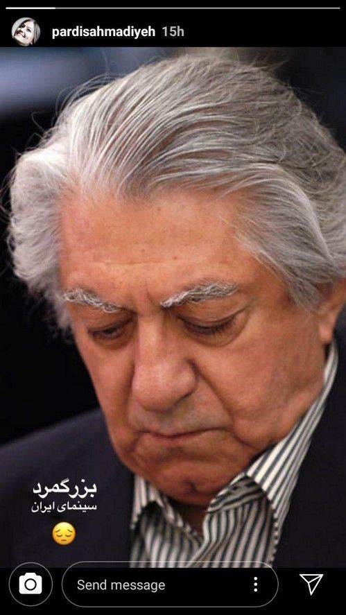 عکس های غم انگیز چهره ها به درگذشت عزت اله انتظامی/ استوری سیاه