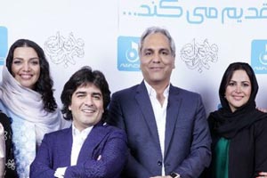 عکس های کنسرت مهران مدیری با حضور جلف الهام پاوه نژاد و دخترش