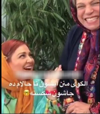شکستن پای گوهر خیراندیش و حرف عجیب بهاره رهنما