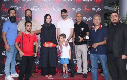 تصاویر چهره های زیبا و خندان بازیگران ایرانی در اکران کاتیوشا