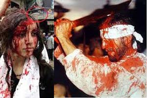 حکم قمه زنی و تیغ زنی در صبح عاشورا چیست | فلسفه قمه زنی با تصاویر حکم قمه زنی و تیغ زنی در صبح عاشورا چیست | فلسفه قمه زنی با تصاویر